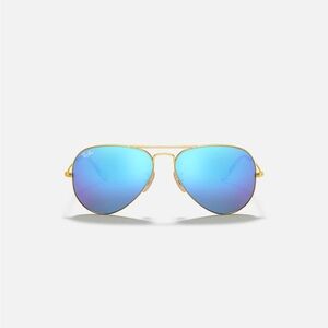 Rayban aviator sunglasses flash lenses